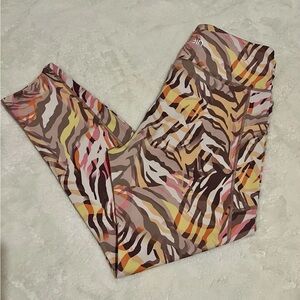 Calvin Klein Multicolor Patterned Leggings XL